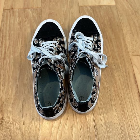 Sloth canvas shoes, Women’s size 7; gently used, good condition. - Picture 3 of 4